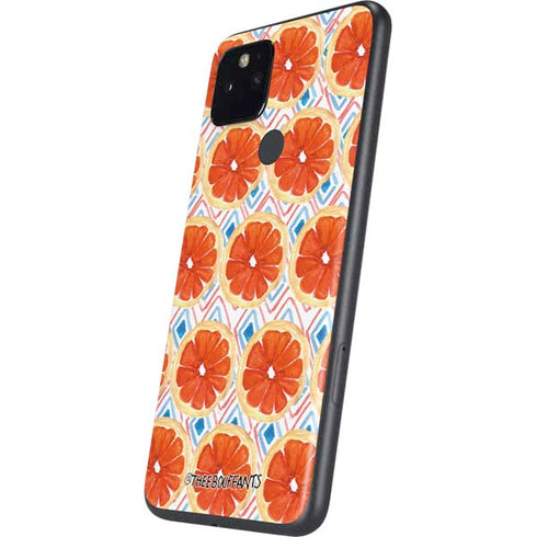 Bouffants and Broken Hearts Citrus Geo Google Pixel 5 Skin
